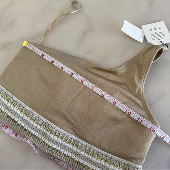 Peixoto Zoni One Shoulder Bikini Top Size S - Picture 4 of 6